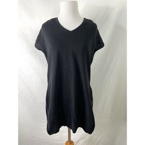 J Jill Tunic Top Womens Extra Small Petite XSP  Cap Sleeve Side Slits